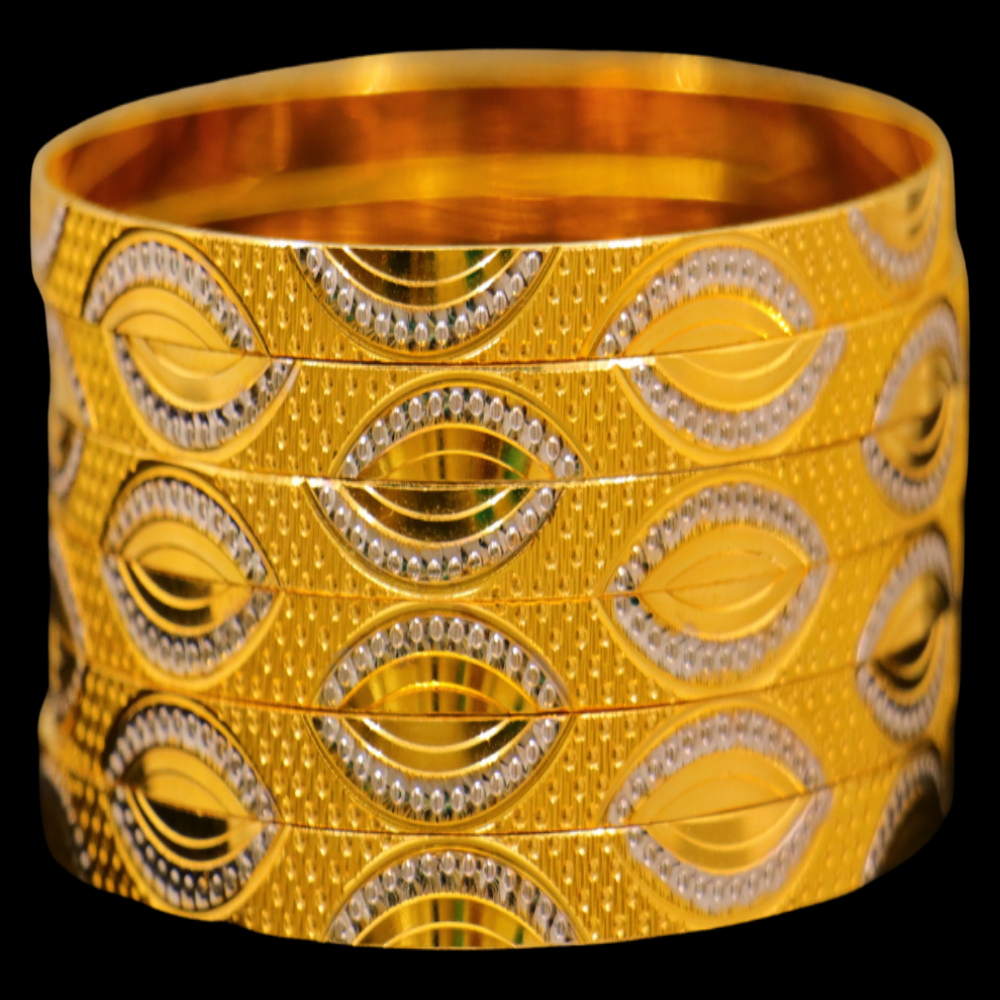 21K Gold Bangle Set (L)